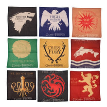 Load image into Gallery viewer, Game of Thrones House Sigils Family Crest Throw Pillows Case Linen Cotton for home Covers 43cm*43cm