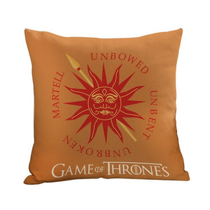 Game of Thrones House Sigils Family Crest Throw Pillows Case Linen Cotton for home Covers 43cm*43cm