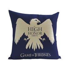 Load image into Gallery viewer, Game of Thrones House Sigils Family Crest Throw Pillows Case Linen Cotton for home Covers 43cm*43cm