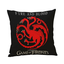 Load image into Gallery viewer, Game of Thrones House Sigils Family Crest Throw Pillows Case Linen Cotton for home Covers 43cm*43cm