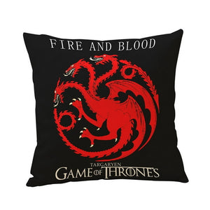 Game of Thrones House Sigils Family Crest Throw Pillows Case Linen Cotton for home Covers 43cm*43cm