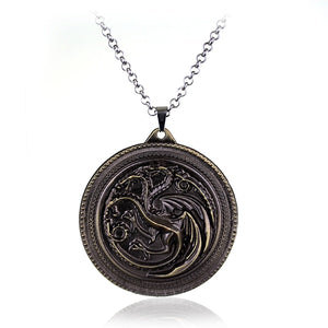 MQCHUN COOL!!!Kinds OF HBO's Game OF Thrones Pendant Necklace House Stark Winter Is Coming High Quality Gifts