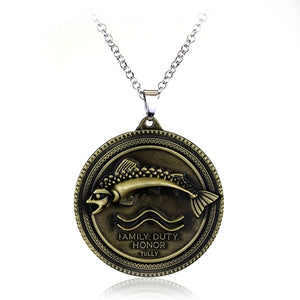 MQCHUN COOL!!!Kinds OF HBO's Game OF Thrones Pendant Necklace House Stark Winter Is Coming High Quality Gifts