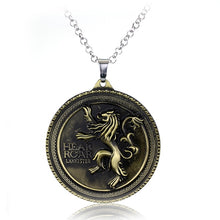 Load image into Gallery viewer, MQCHUN COOL!!!Kinds OF HBO&#39;s Game OF Thrones Pendant Necklace House Stark Winter Is Coming High Quality Gifts