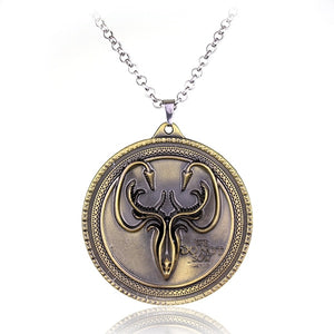 MQCHUN COOL!!!Kinds OF HBO's Game OF Thrones Pendant Necklace House Stark Winter Is Coming High Quality Gifts