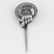 Load image into Gallery viewer, Game Of Thrones Stark brooches &amp; pins dire wolf shield men badges clothes pins Safety large brooches biker jewelry gift