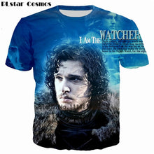 Load image into Gallery viewer, PLstar Cosmos Popular TV Game of Thrones The white walkers Ghost 3D Printed Men/Women T-shirt casual tshirt Tees Cool t shirt