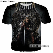 Load image into Gallery viewer, PLstar Cosmos Popular TV Game of Thrones The white walkers Ghost 3D Printed Men/Women T-shirt casual tshirt Tees Cool t shirt