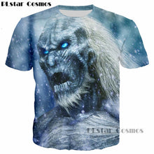 Load image into Gallery viewer, PLstar Cosmos Popular TV Game of Thrones The white walkers Ghost 3D Printed Men/Women T-shirt casual tshirt Tees Cool t shirt