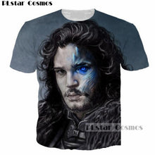 Load image into Gallery viewer, PLstar Cosmos Popular TV Game of Thrones The white walkers Ghost 3D Printed Men/Women T-shirt casual tshirt Tees Cool t shirt