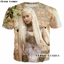 Load image into Gallery viewer, PLstar Cosmos Popular TV Game of Thrones The white walkers Ghost 3D Printed Men/Women T-shirt casual tshirt Tees Cool t shirt