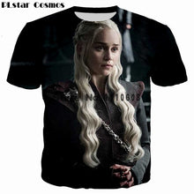 Load image into Gallery viewer, PLstar Cosmos Popular TV Game of Thrones The white walkers Ghost 3D Printed Men/Women T-shirt casual tshirt Tees Cool t shirt