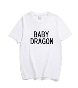 Mother Of Dragons T Shirt  Short Sleeve Outfits Family T Shirts Mom And Daughter Game Of Thrones T-Shirt Top Baby Dragon Shirt