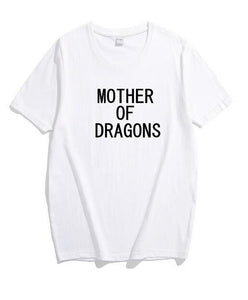 Mother Of Dragons T Shirt  Short Sleeve Outfits Family T Shirts Mom And Daughter Game Of Thrones T-Shirt Top Baby Dragon Shirt