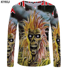 Load image into Gallery viewer, KYKU Brand Game Of Thrones Long sleeve T shirt The Film Funny T shirts  3d T-shirt  Tshirt  Tops  Clothes Men Hip hop Punk Mens