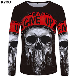 KYKU Brand Game Of Thrones Long sleeve T shirt The Film Funny T shirts  3d T-shirt  Tshirt  Tops  Clothes Men Hip hop Punk Mens