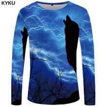 Load image into Gallery viewer, KYKU Brand Game Of Thrones Long sleeve T shirt The Film Funny T shirts  3d T-shirt  Tshirt  Tops  Clothes Men Hip hop Punk Mens