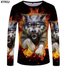 Load image into Gallery viewer, KYKU Brand Game Of Thrones Long sleeve T shirt The Film Funny T shirts  3d T-shirt  Tshirt  Tops  Clothes Men Hip hop Punk Mens