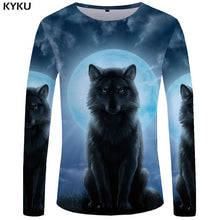 Load image into Gallery viewer, KYKU Brand Game Of Thrones Long sleeve T shirt The Film Funny T shirts  3d T-shirt  Tshirt  Tops  Clothes Men Hip hop Punk Mens