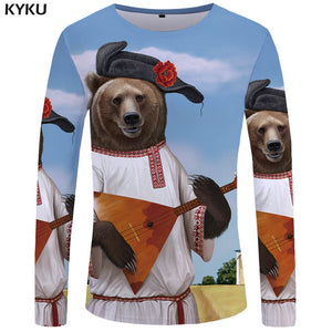 KYKU Brand Game Of Thrones Long sleeve T shirt The Film Funny T shirts  3d T-shirt  Tshirt  Tops  Clothes Men Hip hop Punk Mens