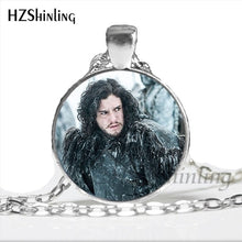 Load image into Gallery viewer, NS-00771 Trendy Game Of Thrones Necklace Handmade GoT Logo Game Of Throne Jewelry Glass Dome Necklace Wholesale HZ1