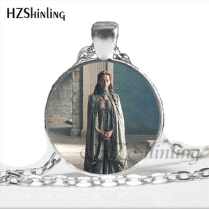 NS-00771 Trendy Game Of Thrones Necklace Handmade GoT Logo Game Of Throne Jewelry Glass Dome Necklace Wholesale HZ1