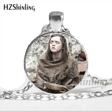 Load image into Gallery viewer, NS-00771 Trendy Game Of Thrones Necklace Handmade GoT Logo Game Of Throne Jewelry Glass Dome Necklace Wholesale HZ1