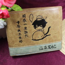 Load image into Gallery viewer, Woman/Man Wallet game of throne Ghost Cartoon Anime Student Purse wolf head card holder with cion pocket