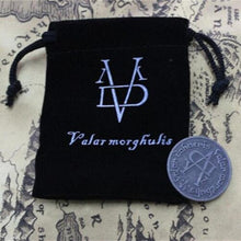 Load image into Gallery viewer, Halloween A Song of Ice and Fire Game of Thrones Faceless Coin Valar morghulis Jaqen H&#39;ghar Aaliyah Badge 1:1 Christmas Gift