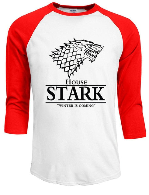 bodybuilding Game of thrones T Shirts for Men Shirt an Ice Song and The Winter Is Coming To Fire Man T-shirt 2019 summer autumn