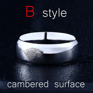 Stainless Steel ring Game of Thrones ice wolf House Stark of Winterfell men ring Laser engraved Viking Wolf Ring LUO001