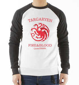 high quality sweatshirt fleece men clothes bodybuilding brand clothing Game of thrones funny crossfit casual hoodies TARGARYEN