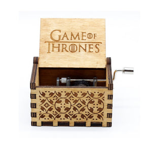 2018 new Black Star Wars Music Box  Game of Thrones Castle In The Sky Hand Cranked Wood music box Christmas Gift