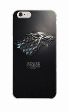 Load image into Gallery viewer, For iPhone 7 7plus 6 6S  8Plus X XS Max SAMSUNG Game  Thrones Daenerys Drogon Jon Snow tyrion lannister Soft Phone Case Fundas