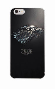 For iPhone 7 7plus 6 6S  8Plus X XS Max SAMSUNG Game  Thrones Daenerys Drogon Jon Snow tyrion lannister Soft Phone Case Fundas