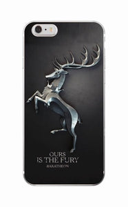 For iPhone 7 7plus 6 6S  8Plus X XS Max SAMSUNG Game  Thrones Daenerys Drogon Jon Snow tyrion lannister Soft Phone Case Fundas