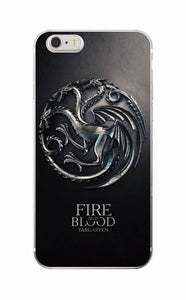 For iPhone 7 7plus 6 6S  8Plus X XS Max SAMSUNG Game  Thrones Daenerys Drogon Jon Snow tyrion lannister Soft Phone Case Fundas