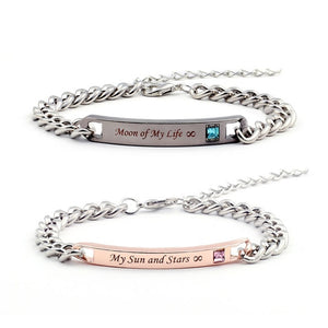 Game of Thrones Bracelets "Moon of My Life" " My Sun and Stars" Couple Bracelets Crytal Stone Lover Bracelets For Women Men