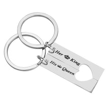 Load image into Gallery viewer, Cool Game of Thrones Keychain &quot;Moon of My Life, My Sun and Stars&quot; Letter Alloy Pendent Keychain  Gift Lovers Couples Accessories