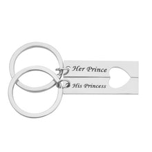 Load image into Gallery viewer, Cool Game of Thrones Keychain &quot;Moon of My Life, My Sun and Stars&quot; Letter Alloy Pendent Keychain  Gift Lovers Couples Accessories