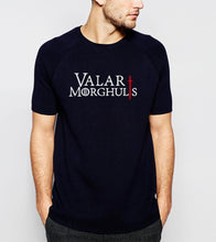 Load image into Gallery viewer, hot sale Game of Thrones Valar Morghulis Printes T-shirt 2019 Summer Fashion Casual Short Sleeve O-neck Men T shirts 100% Cotton