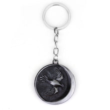 Load image into Gallery viewer, HOT Game of Thrones Keychain set House Stark Wolf Head series Key rings High quality Targaryen Dragon Alloy pendant men jewelry