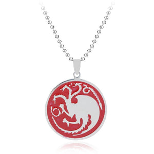 HOT Game of Thrones Keychain set House Stark Wolf Head series Key rings High quality Targaryen Dragon Alloy pendant men jewelry