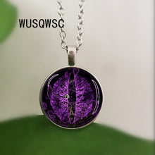 Load image into Gallery viewer, WUSQWSC 3 Colors Wholesale Art Glass Necklace Colorful Dragon Egg Necklace Game of Thrones Geekery Pendant Glass Picture Pendant