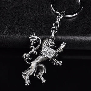 Fashion Game of Thrones Keychain For Men Trinket Stark Keyring Car Key Chain Ring Chaveiro Jewelry Gift Souvenirs