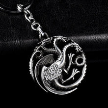 Load image into Gallery viewer, Fashion Game of Thrones Keychain For Men Trinket Stark Keyring Car Key Chain Ring Chaveiro Jewelry Gift Souvenirs