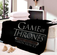 Load image into Gallery viewer, Custom Game of Thrones Blanket Manta Falafel Blanket Sofa/Bed/Plane Travel Bedding 150X200CM Dropshipping