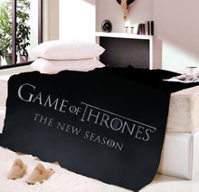 Load image into Gallery viewer, Custom Game of Thrones Blanket Manta Falafel Blanket Sofa/Bed/Plane Travel Bedding 150X200CM Dropshipping