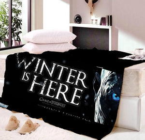 Custom Game of Thrones Blanket Manta Falafel Blanket Sofa/Bed/Plane Travel Bedding 150X200CM Dropshipping