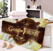 Load image into Gallery viewer, Custom Game of Thrones Blanket Manta Falafel Blanket Sofa/Bed/Plane Travel Bedding 150X200CM Dropshipping